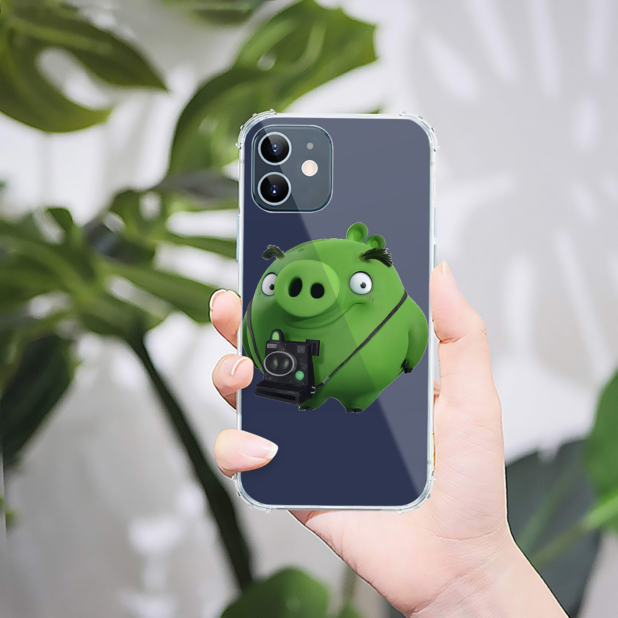（画像用） Angry Birds アングリーバード 【iPhone 12シリーズ対応】透明スマホケース（クリアソフトケース）